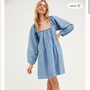 Free People Lou Jean Babydoll Dress